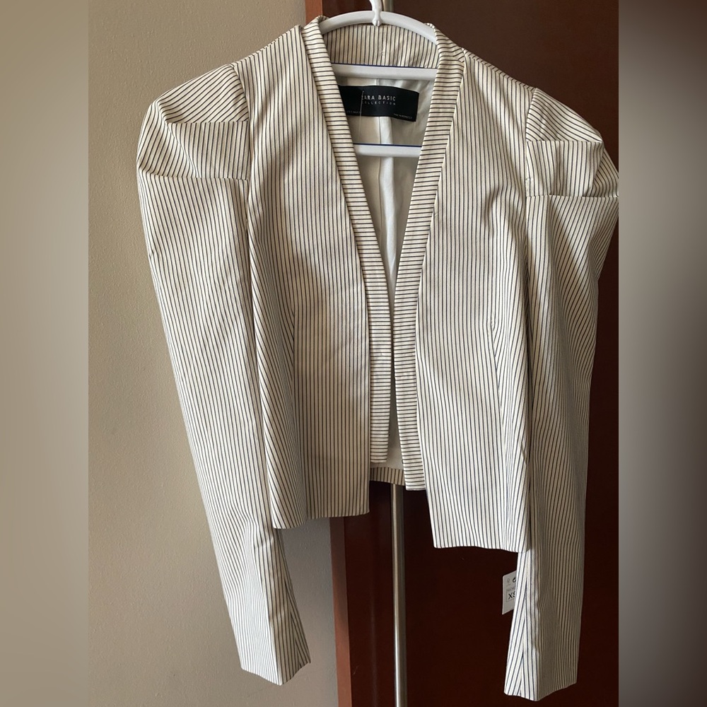 NWT Zara Pinstripe Blazer